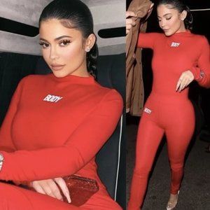 BodyByRavenTracy Red Bodysuit set